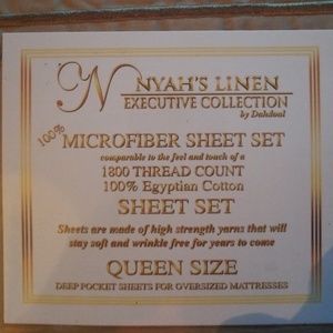 Egyptian cotton sheets